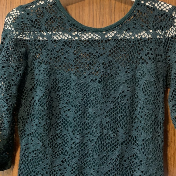 Green Lace Dress - Picture 6 of 8